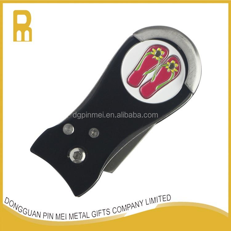 Switchblade Divot Repair Tool/ pitchfork Stainless Steel Personalized