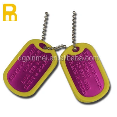 Custom logo soft plastic asset tag pet tag with different QR code numbers