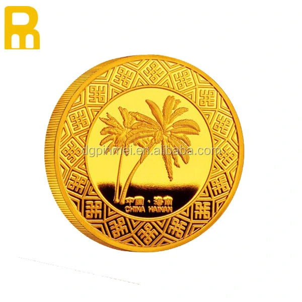 Custom hot sale cheap 3d gold souvenir coin commemorative coin