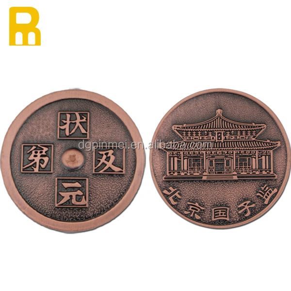 Custom hot sale cheap 3d gold souvenir coin commemorative coin