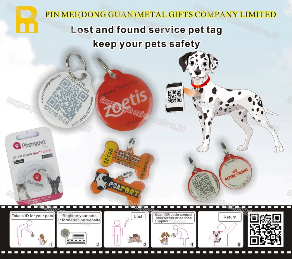 Pet Products FREE SAMPLE SCAN QR CODE WITH LASER ENGRAVING UNIQUE ID CODE