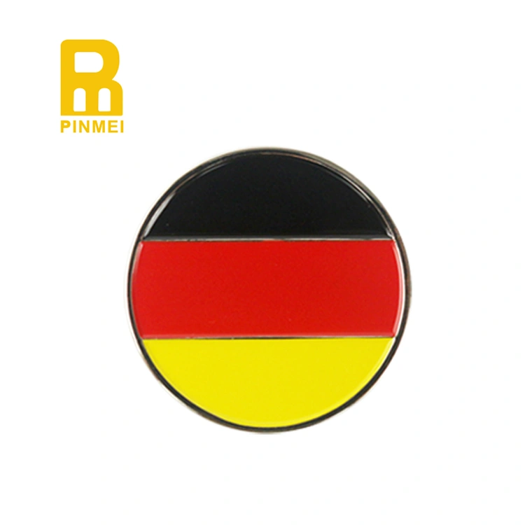 Promotional metal flag unique metal golf ball markers pinmei wholesale
