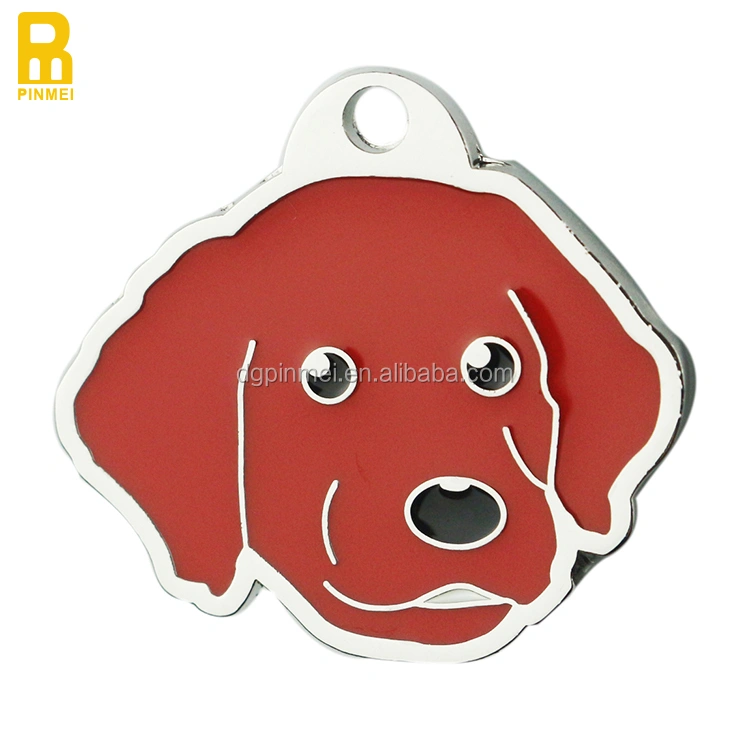 Customized metal promotion wholesale pet tag dog collar tags