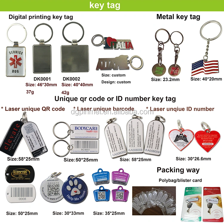 Customized metal promotion wholesale pet tag dog collar tags