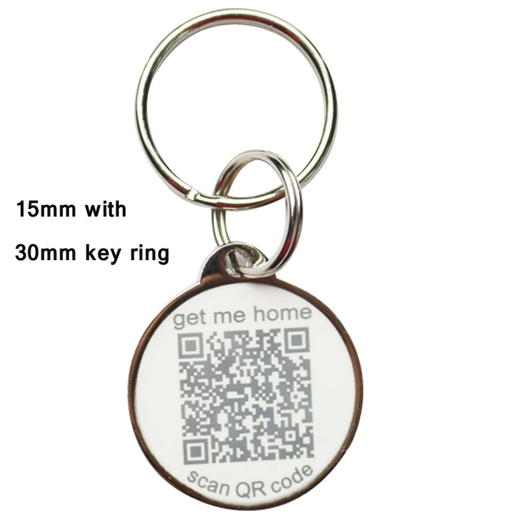 Newest design zinc alloy engrave xvideo scannable id cat dog tag