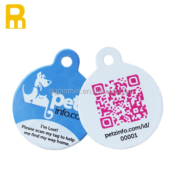 Promotional Factory Direct Sale Cheap Dog Cat ID Tag with NFC for Pet