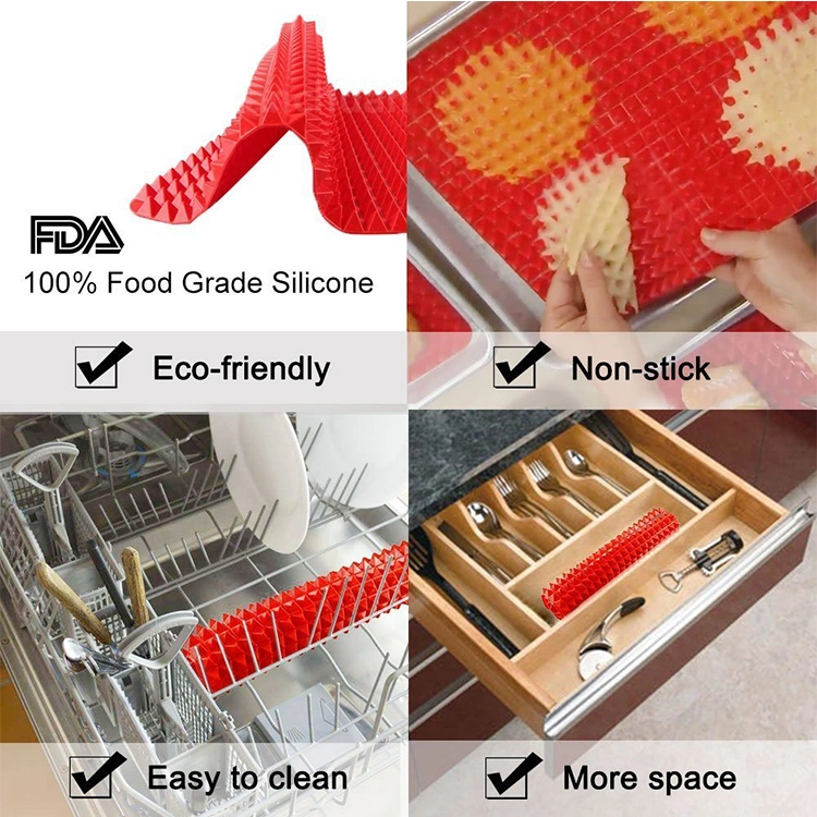 Different size kitchenware silicone baking mat oem