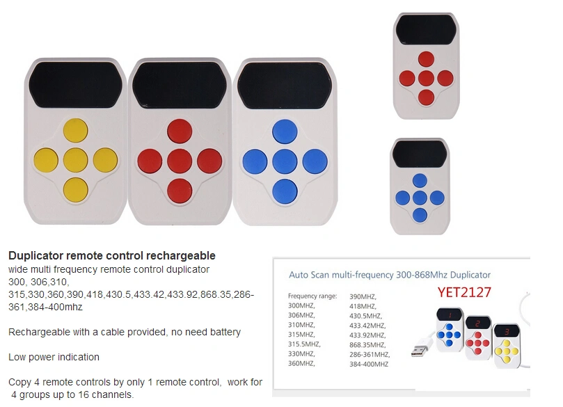 multi frequency remote control duplicator