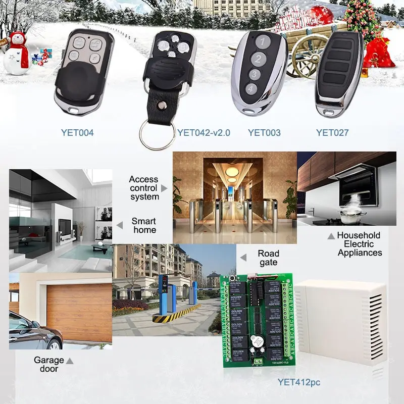 door receiver and remote control