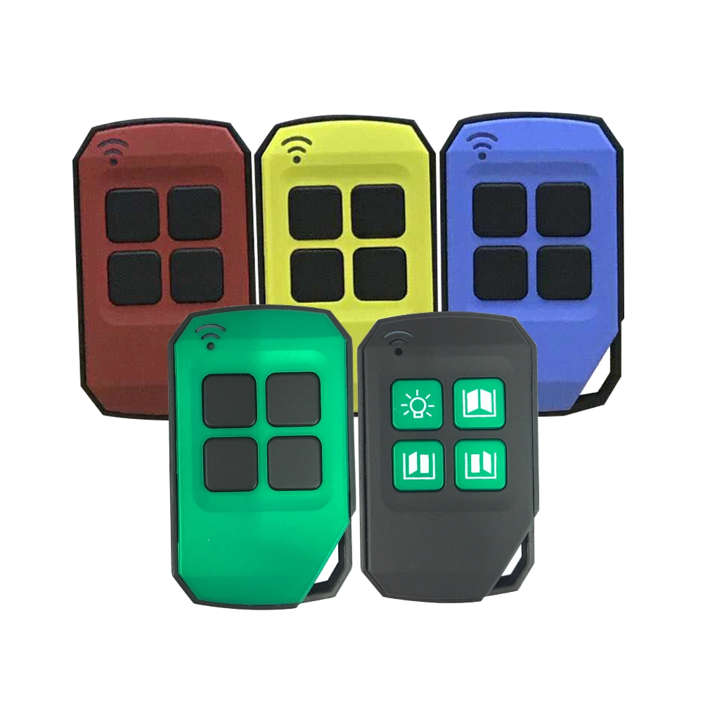 Waterproof colorful 4 button wireless RF 433mhz remote control YET2129