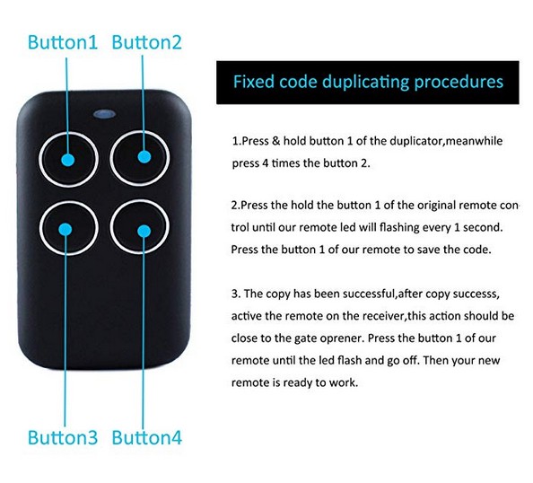 universal gate remote control