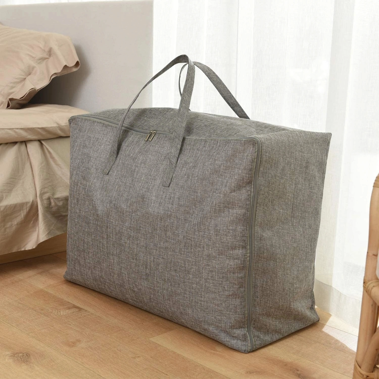 Anyo 105L Extra Large Lead Free Tote Bag Fabric Clothes Storage Bag Organizer