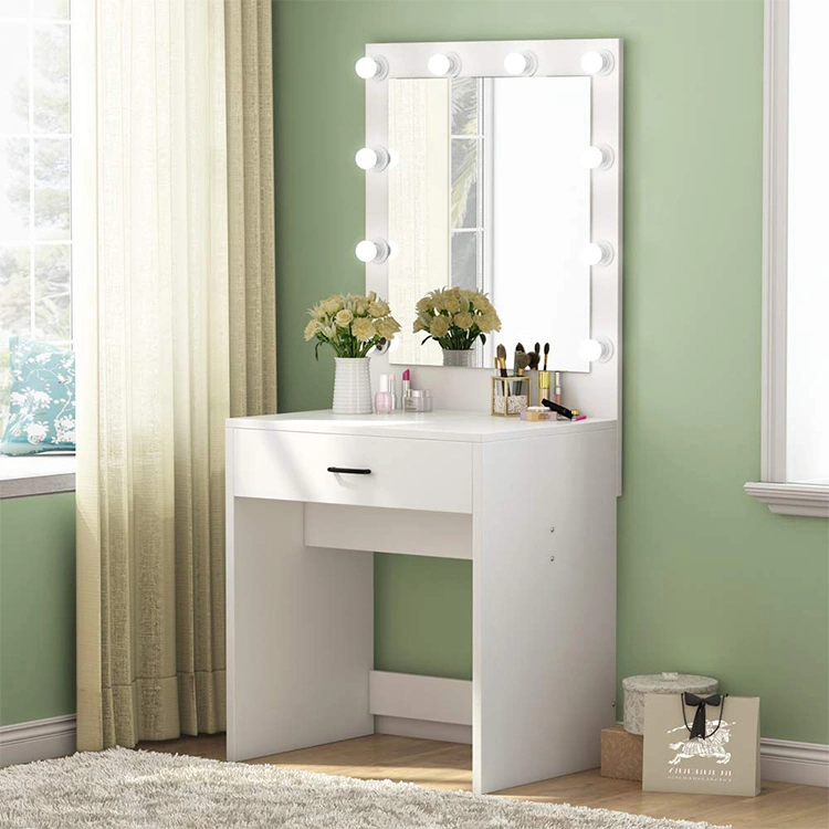 Factory Direct Sales Wood Quality Luxury Modern Dressing Vanity Table Furniture