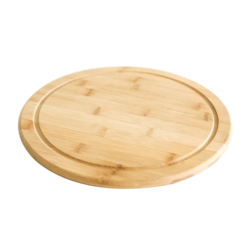 Pizza Custom Bamboo Wooden Natural Customized The material Dinner Plate