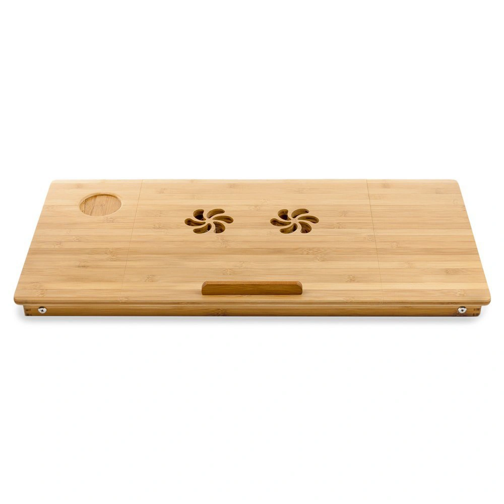 Large Bamboo Lap Desk Tray Portable Laptop Computer Stands