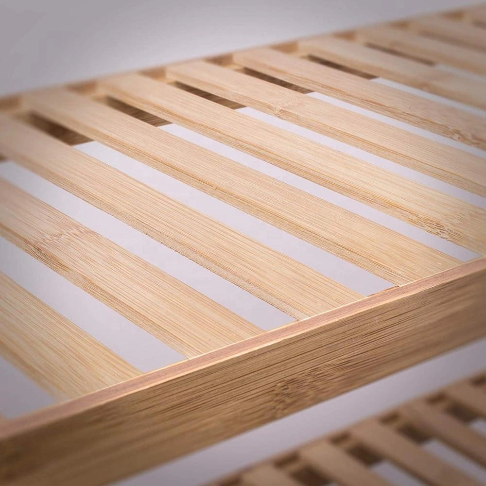 latest design Bamboo houseware simple to assemble shoe rack shelf
