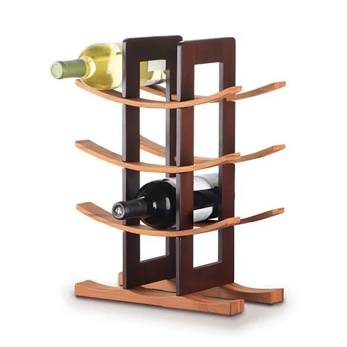 Collection Bamboo Wine Rack with Espresso