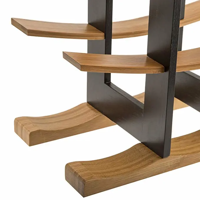 Collection Bamboo Wine Rack with Espresso