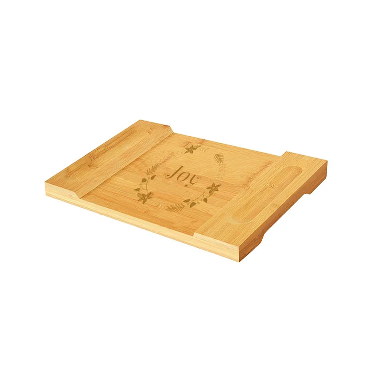 Eco-friendly Bamboo long Cheese and wine Board Tray