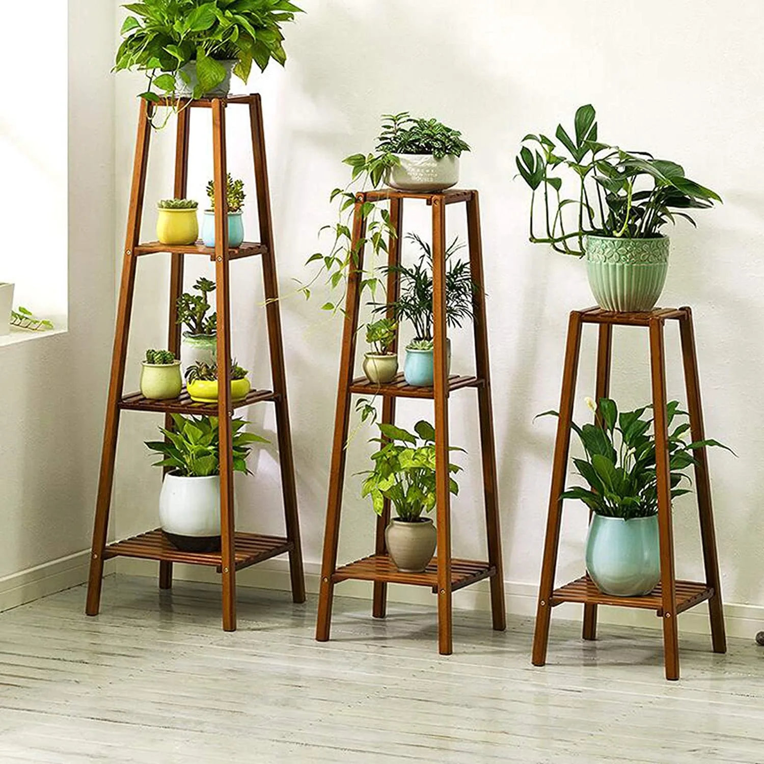Multilayer Flower Plant Stand Rack Shelf For Home Garden