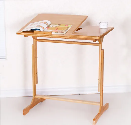 Wholesale Folding Laptop Table For Office and Home,High-quality Bamboo Portable Laptop Desk