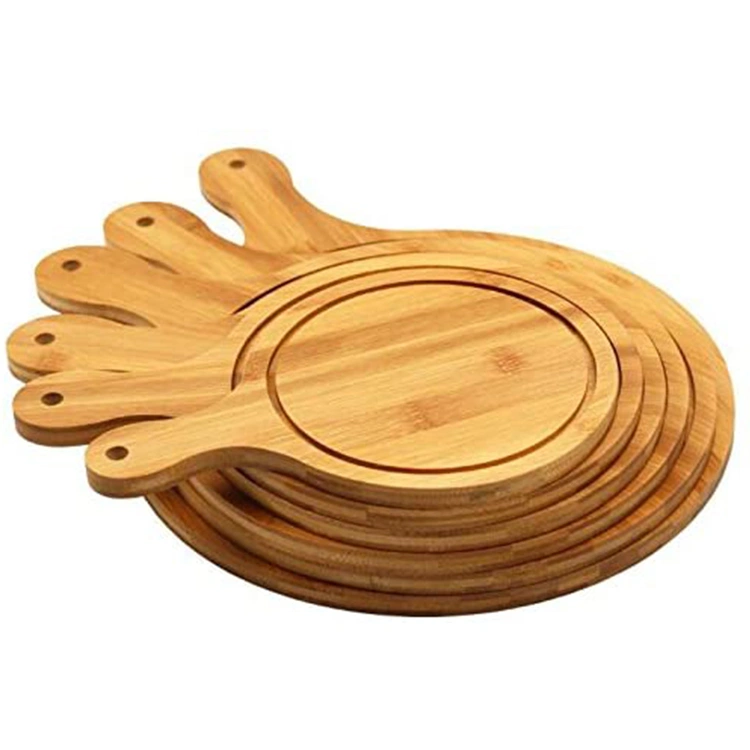 Fast Food Restaurant Kitchen Supplies Wholesale Wood Cheese Boards Set