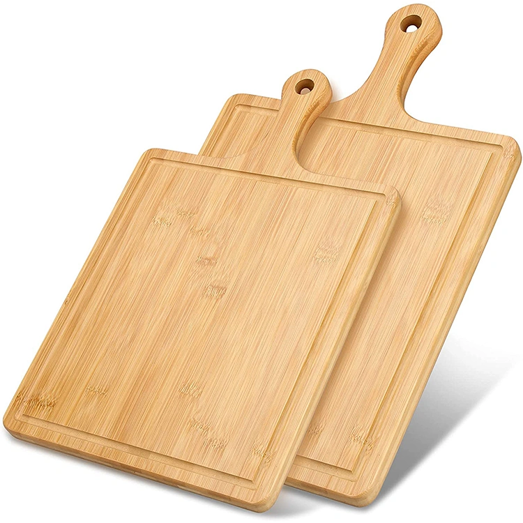 Hot Selling Kitchen Accessories Eco Cutting Board With Handle and Knife Set