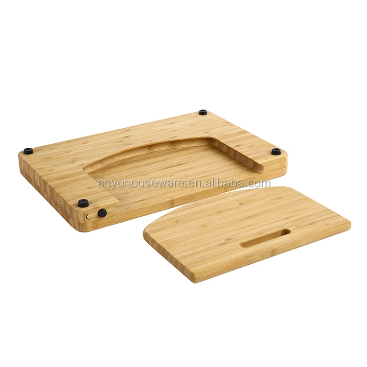 Bamboo 2 Piece Detachable Cutting Board Vegetable Salad Chopping Rectangle Cheese Board