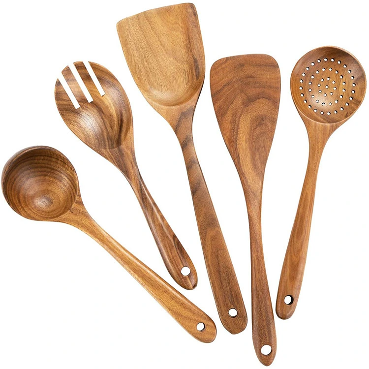 Hot Sale System Wooden Kitchen Bamboo Utensil Set Bamboo From China