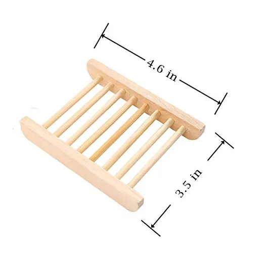 Soap Dish Bamboo Soap Holder for Shower Counter Sink and The Kitchen Tools