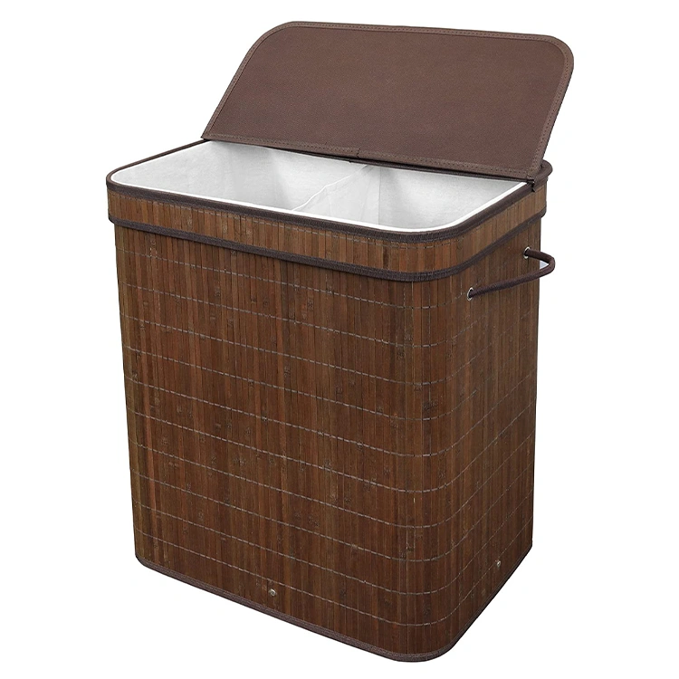 Factory Supplier Commercial Laundry Basket Waterproof With Bamboo Frame