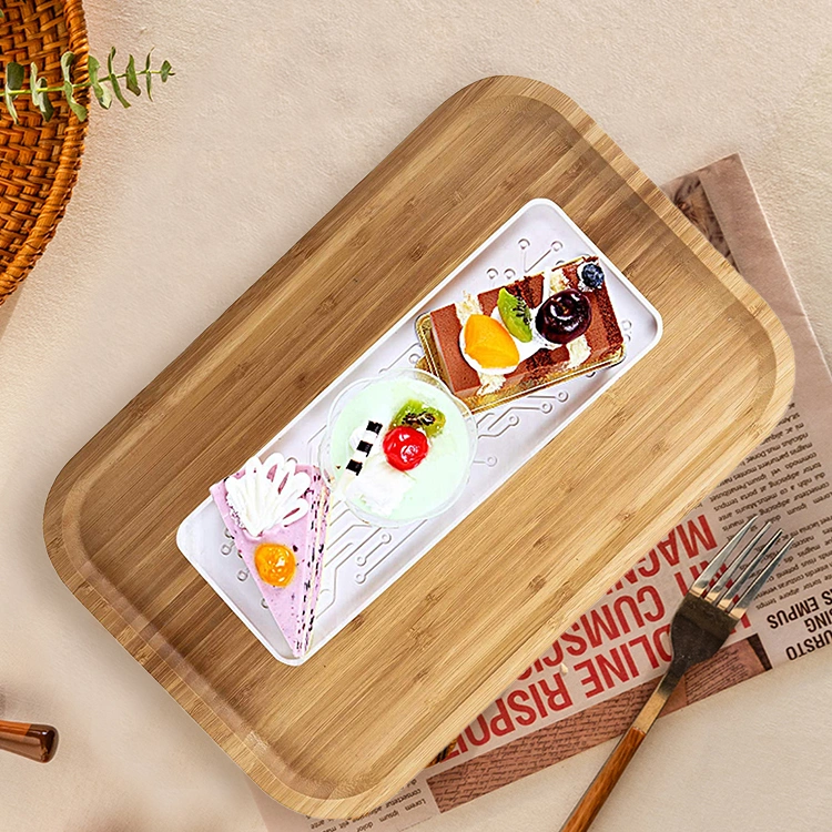 Bamboo Cutting Board with Juice Groove Kitchen Chopping Board for Meat Cheese and Vegetables