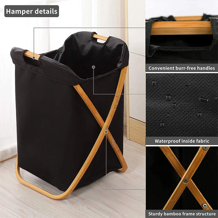 Factory Direct Selling Plastic Laundry Storage Basket Bag With Cover