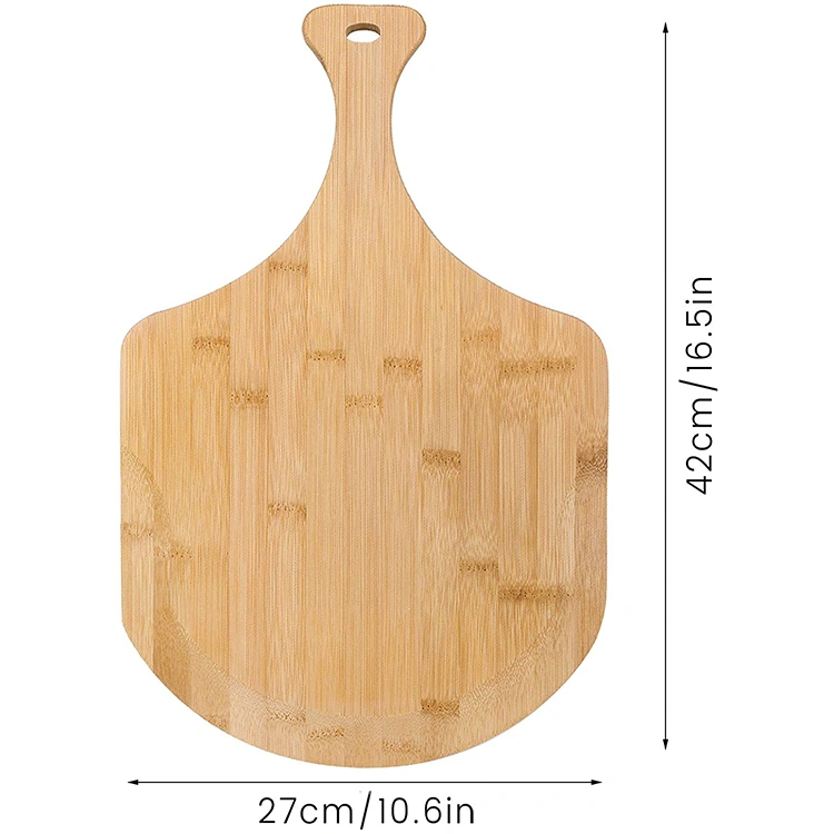 Customize Different Materials Kitchen Supplies Round Wooden Pizza Serving Board
