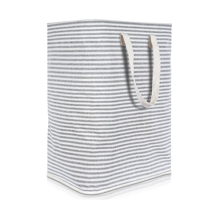 Customizable Large Capacity Waterproof Fabric Wash Laundry Basket With Dividers