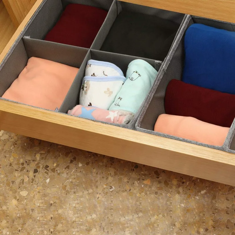 Anyo Sundried Clothing and Toys Linen Foldable Small 2 Pieces Set Storage Box