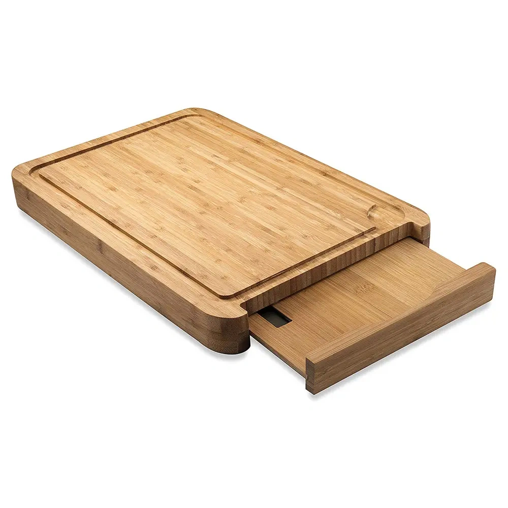 Travel High Quality Adjustable Kitchen Bamboo Cutting Boards With Sliding Electronic Scale