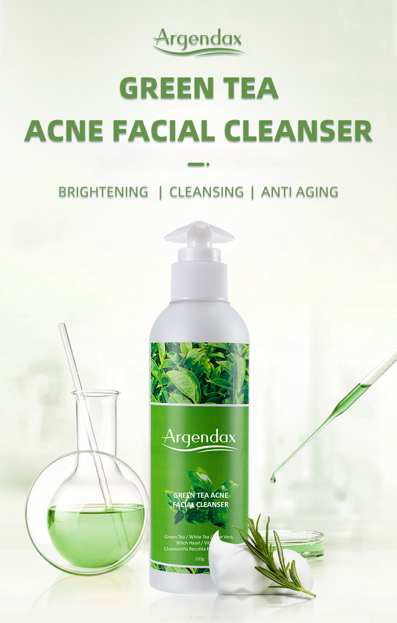custom face cleanser,private label face cleanser,wholesale face cleanser,face cleanser manufacturer,wholesale green tea facial cleanser