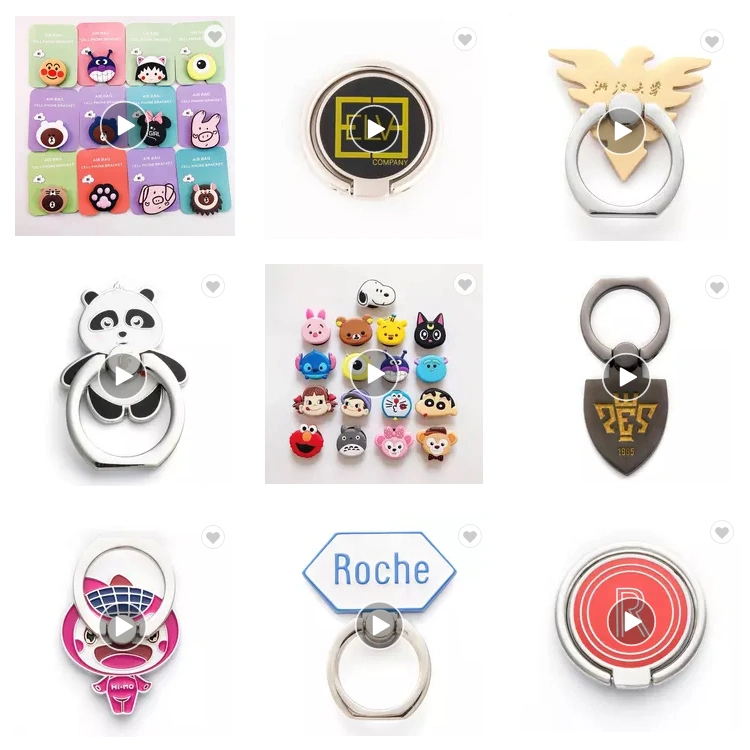 WINWIN Wholesale factory custom cell phone ring holder for mobile phone,360 rotation phone ring