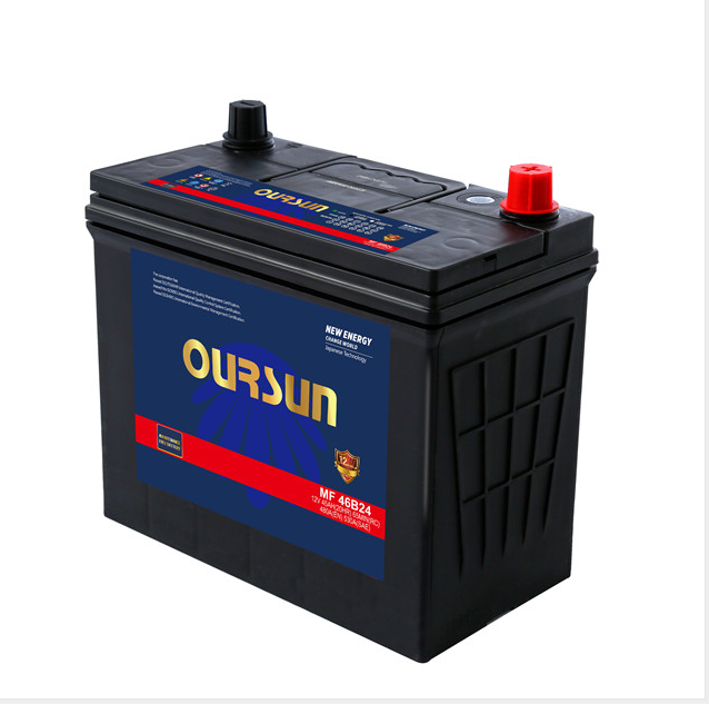 55B24L 12V 45AH MF battery