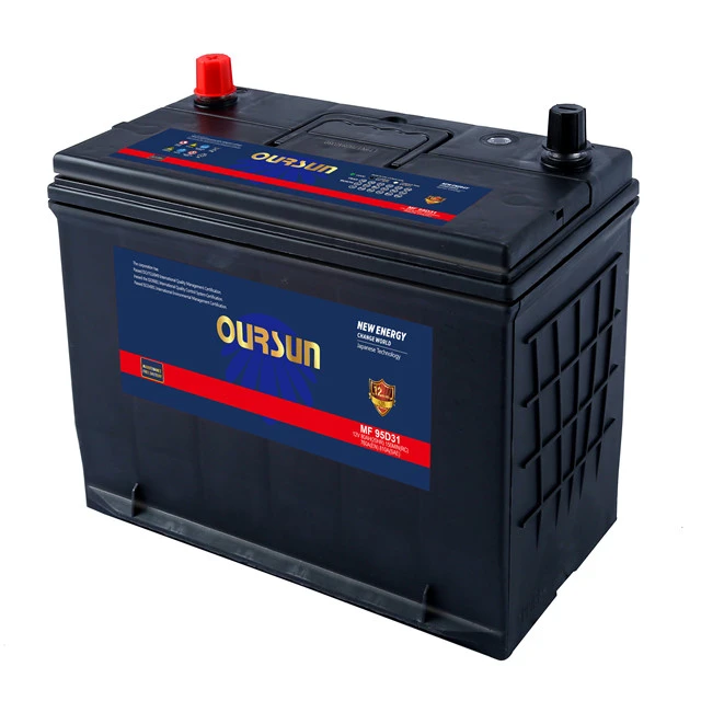 95D31/N80 lead acid car battery