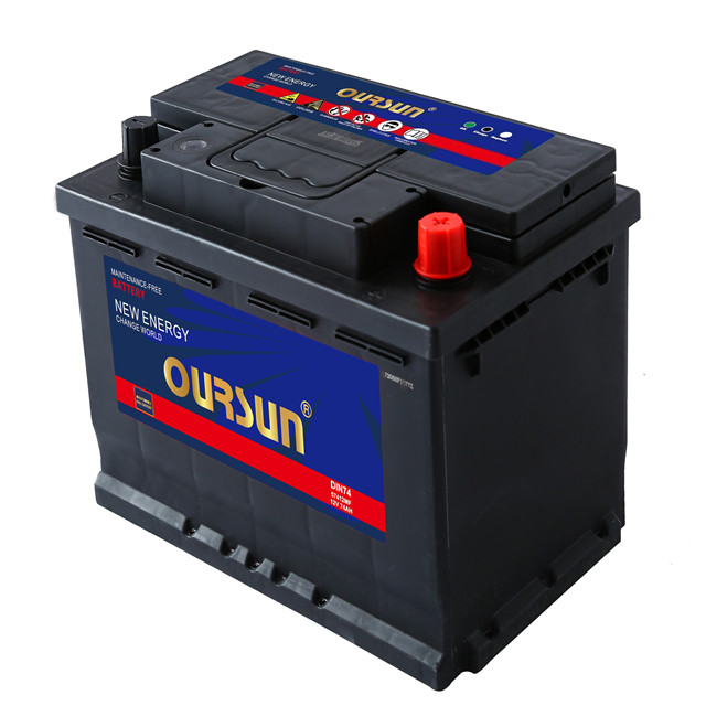 DIN74 SMF lead acid battery