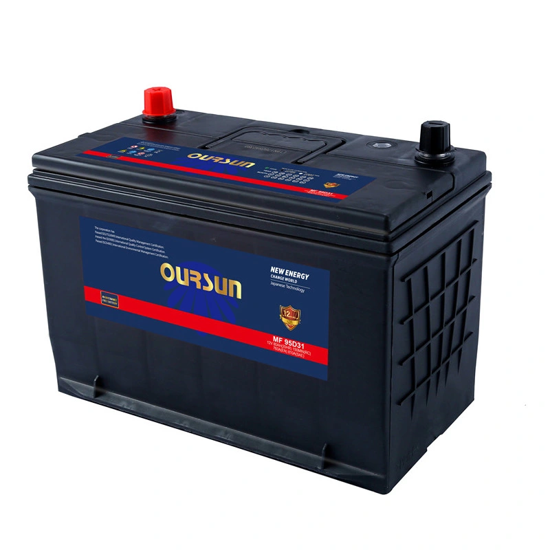 95D31 Korea Car Battery MF lead-acid battery