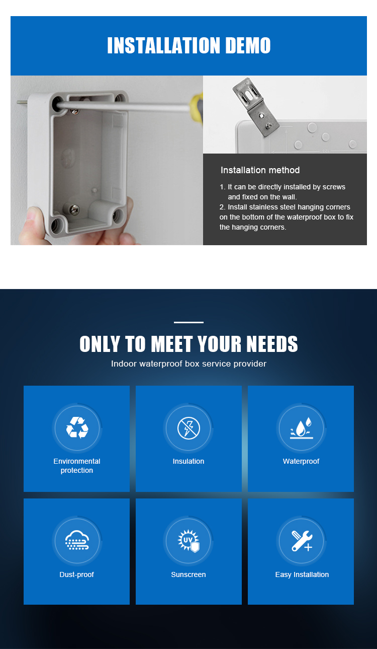 Factory Supply,cable gland connector enclosure,cable junction box