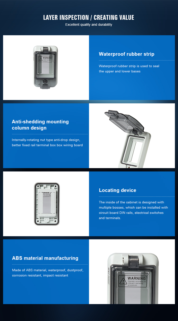 Factory Supply,cable gland connector enclosure,cable junction box