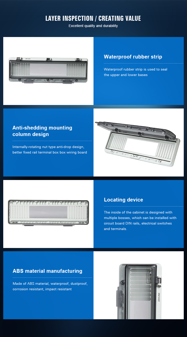 ABS Plastic,Plastic Electronic Enclosure,Waterproof IP65 Junction Box