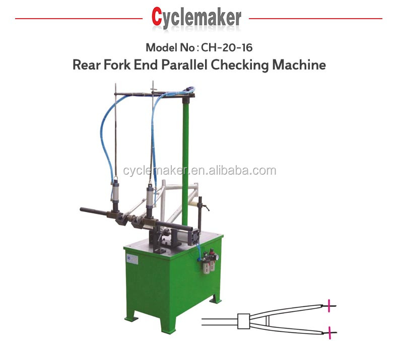 parallel checking machine,bicycle frame