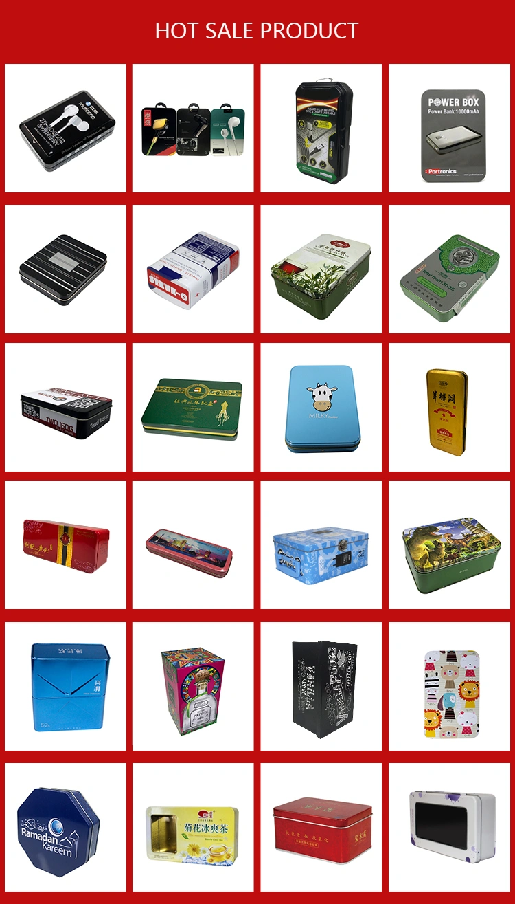 Wholesale High Quality Metal Tea Tin Box Best Selling Playing Card Tin Can Custom