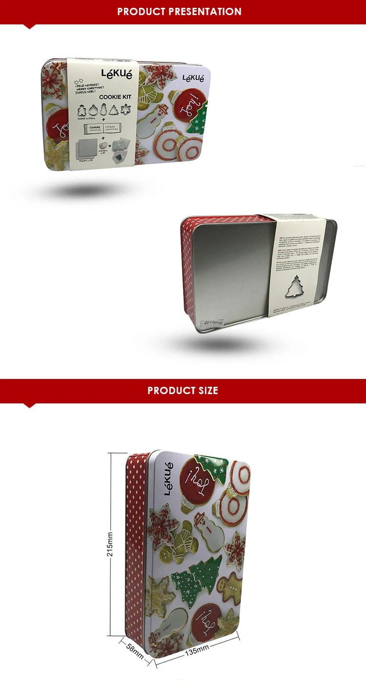 Wholesale Factory Custom Candy Tin Box Popular Rectangular Paster Playing Card Name Card Gift Packing Tin Box