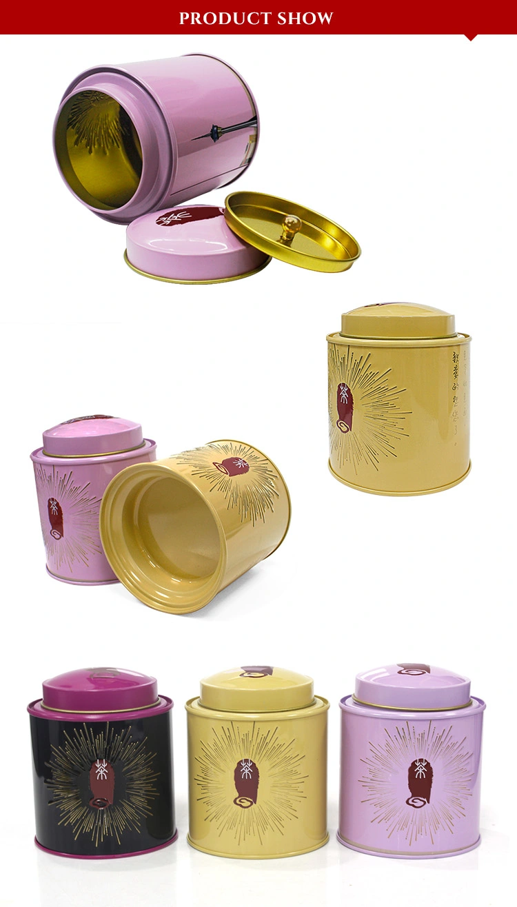 Airtight Exquisite Designs Wholesale Tea Tin Box With Inner Lid Wholesale Tea Can